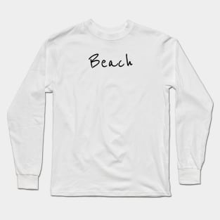 Beach T-shirt Long Sleeve T-Shirt
